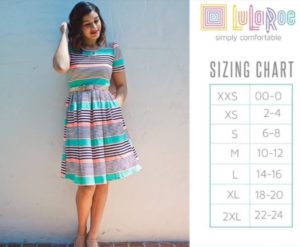 Xl Amelia Dress Size Chart