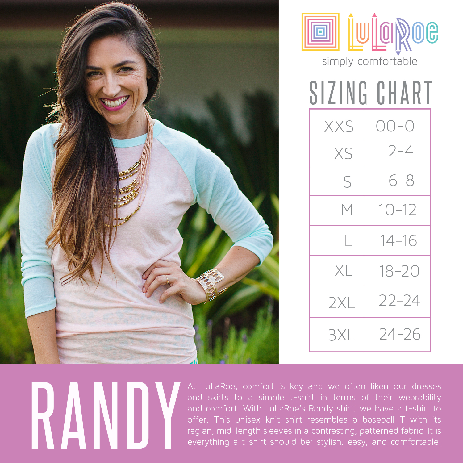 Lularoe Size Chart